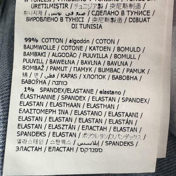 Guess Jeans Womens 28 Blue Authentic Light Melrose Reborn Denim Embroidered Leaf - Picture 11 of 16